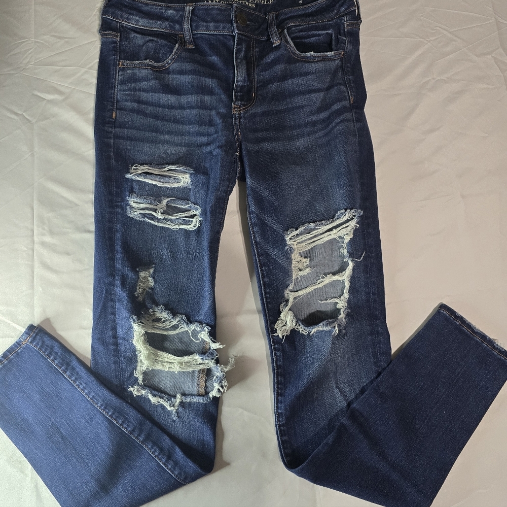 American Eagle Stretchy Jeans Size 10 Long